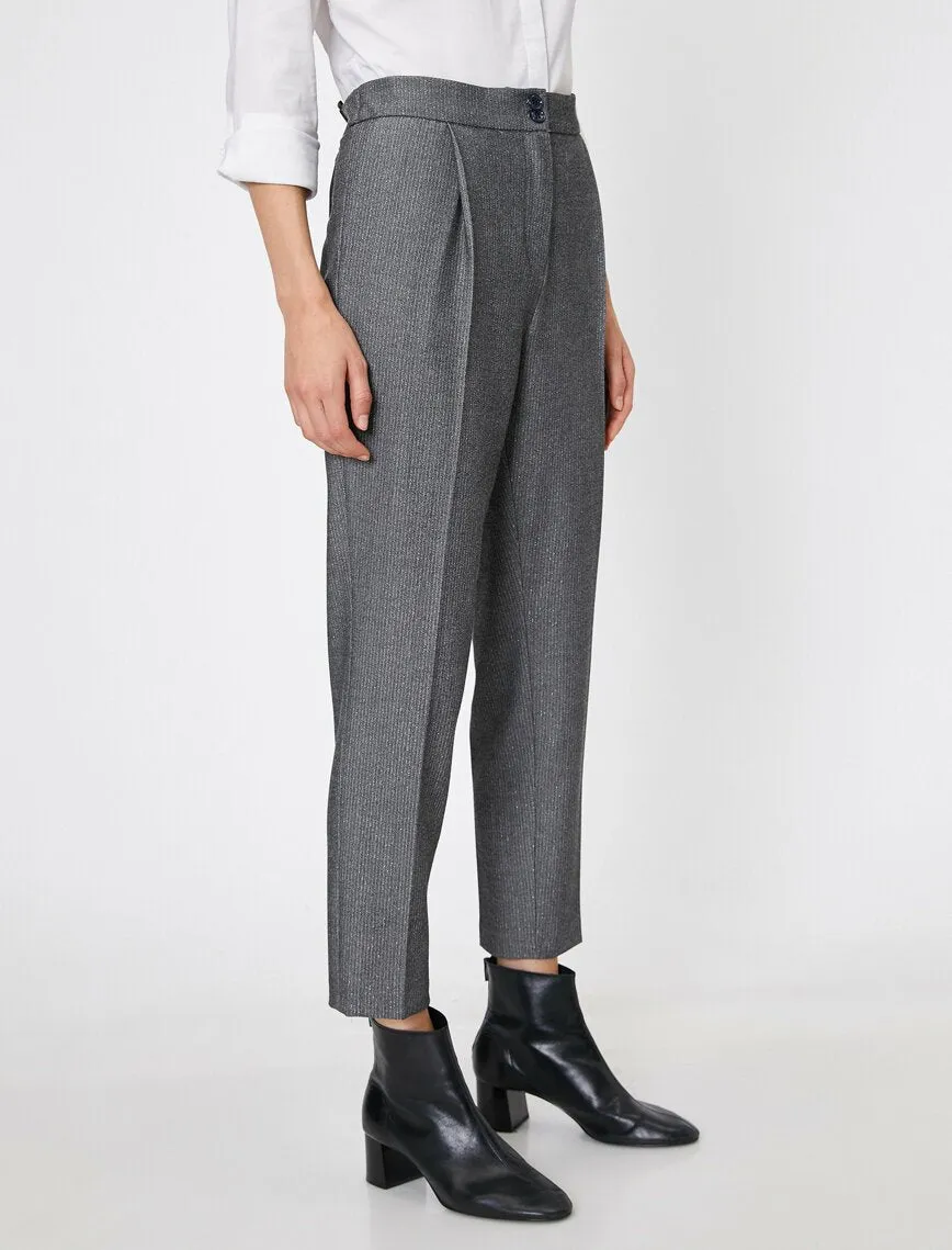 16312 Grey Patterned Trousers