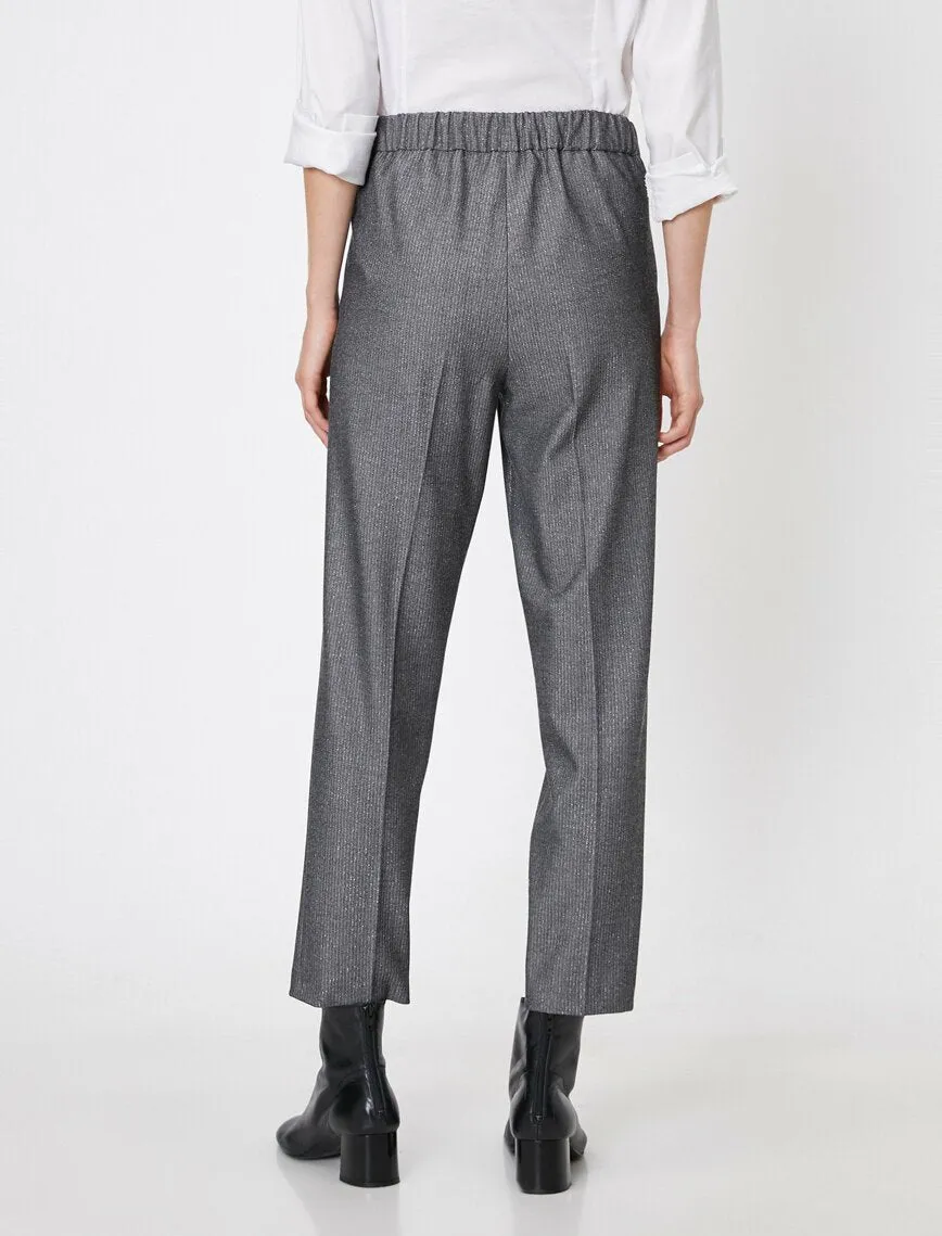 16312 Grey Patterned Trousers