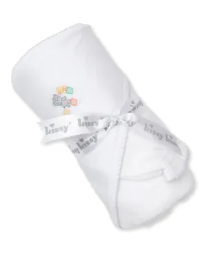 Baby Boys & Girls Hooded Towel with Mitts - Sweet Welcome