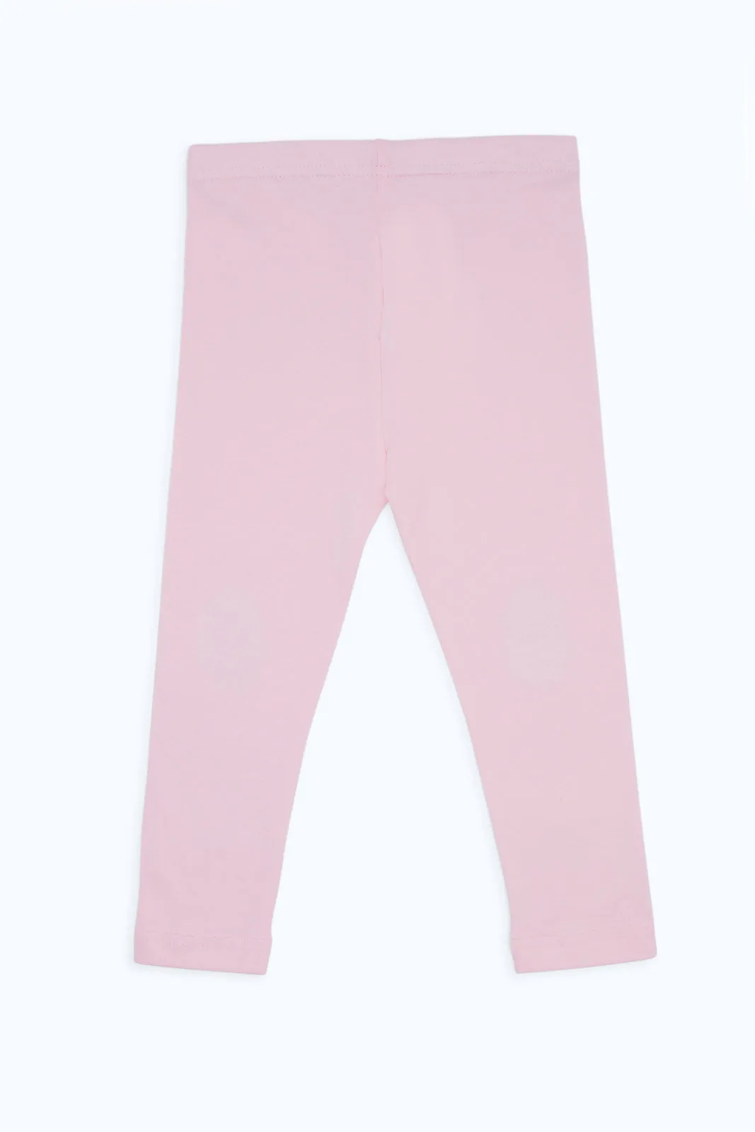 Baby Girls Pink Strawberry Printed Legging