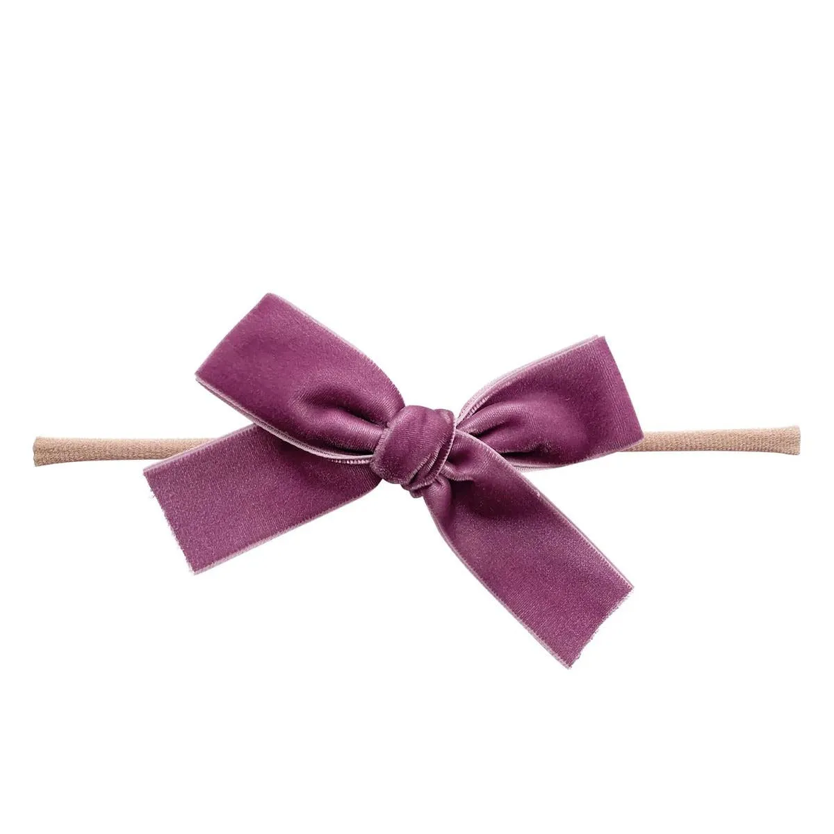 Baby Wisp - Velvet Hand Tied Bow