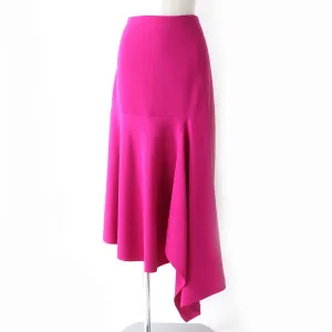 Balenciaga Asymmetrical Long Flared Skirt 38