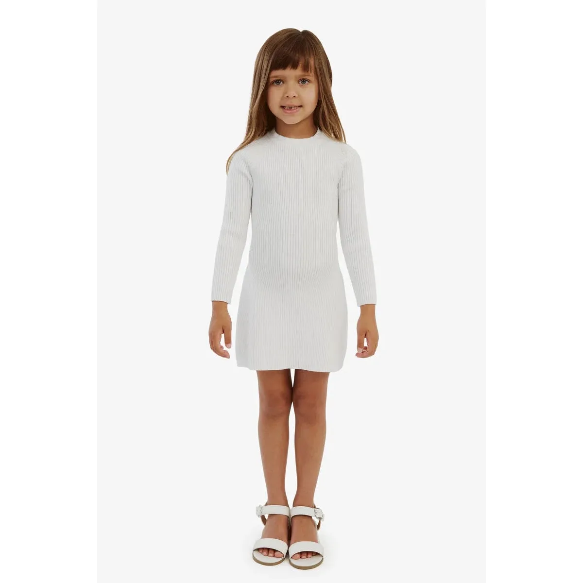 Bardot Junior - Twist Back Knit Dress - Ivory