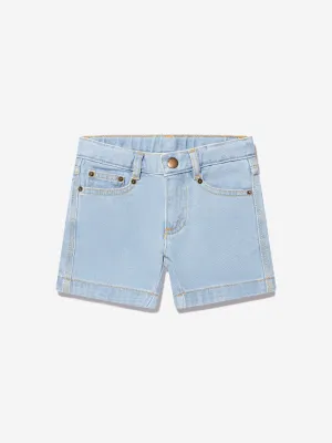 Bonpoint Girls Denim Shorts in Blue