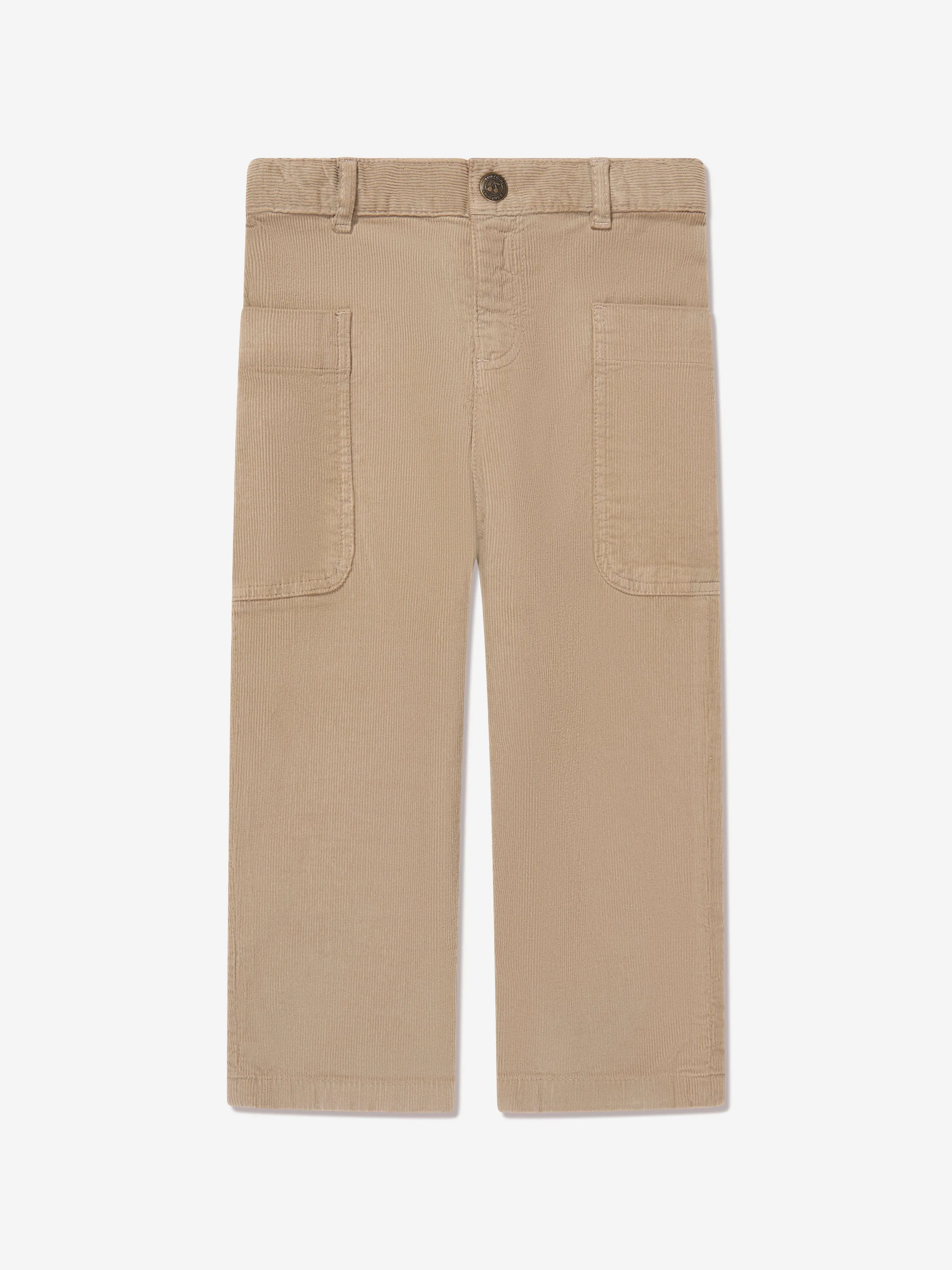 Bonpoint Girls Looping Trousers in Beige