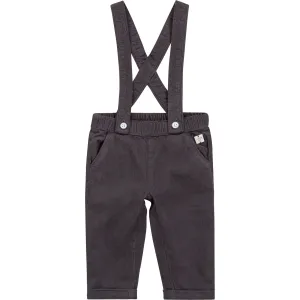 Carrément Beau Trousers And Shoulder Strap Winter Dark Grey