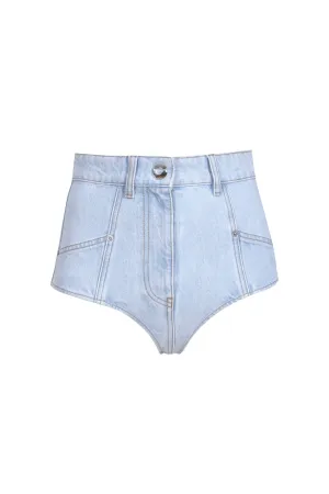 Denim High-Waisted Briefs