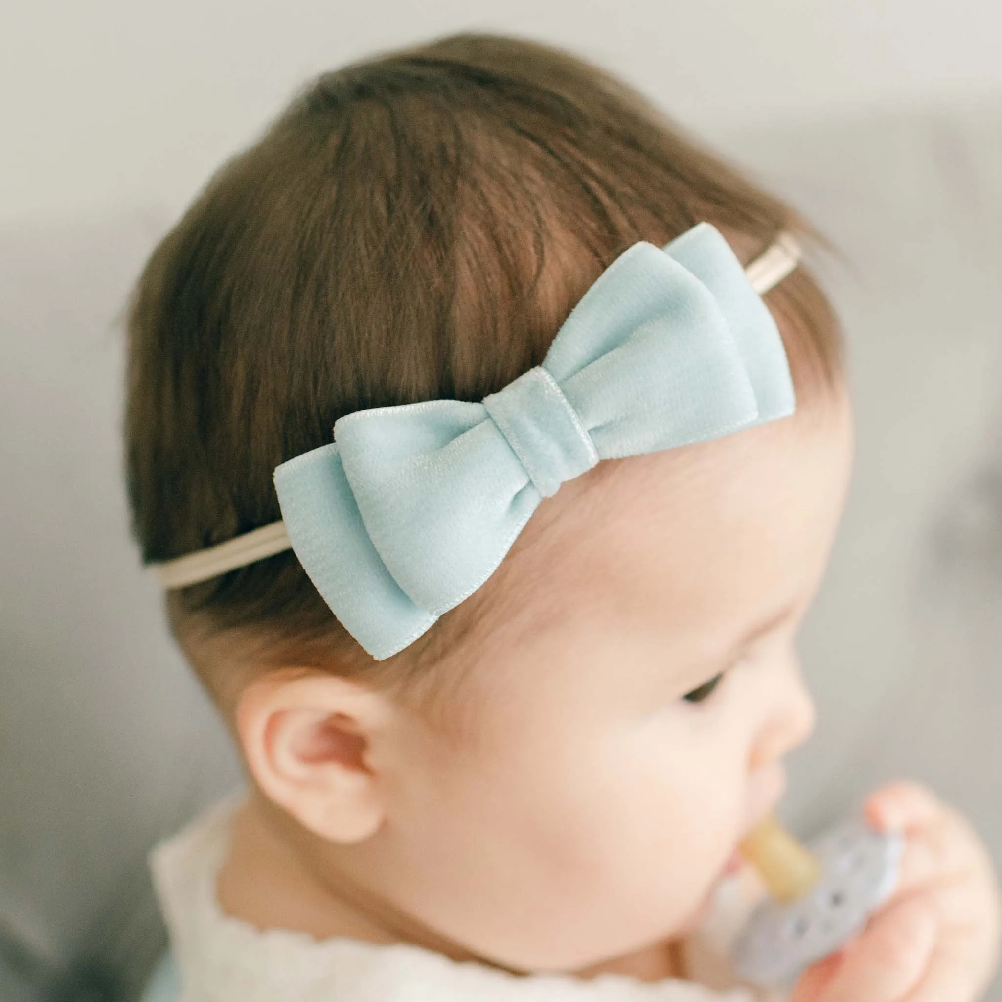 Emily Velvet Bow Headband