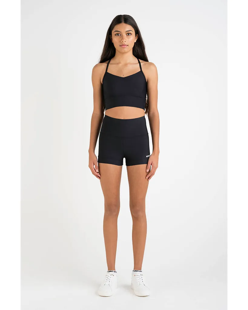 Every Turn Hi-Waisted Shorts - Girls - Black