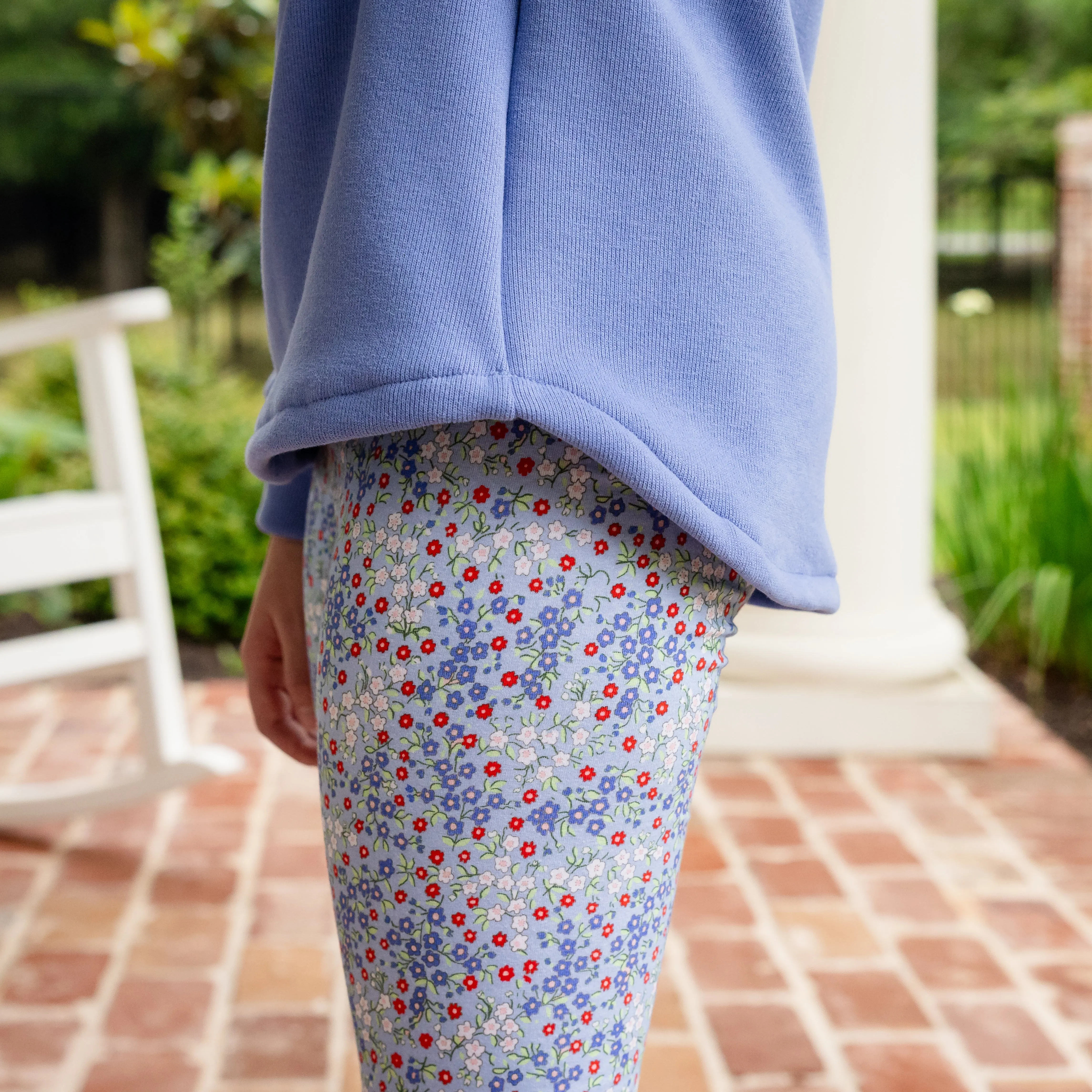 Girls Printed Leggings - Cherry Blossom