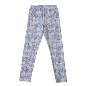 Girls Printed Leggings - Cherry Blossom