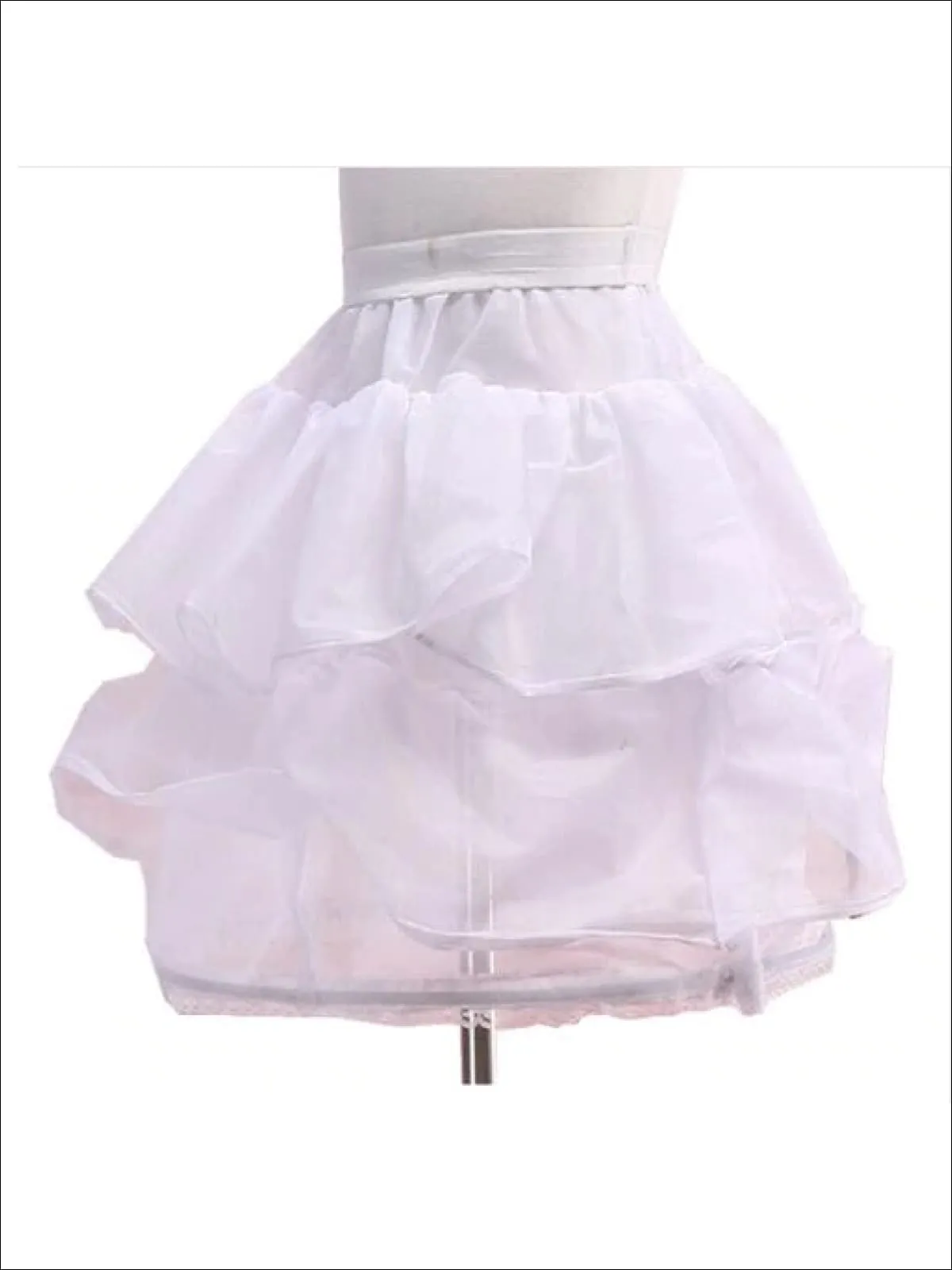 Girls Short Ruffled Hoop Petticoat