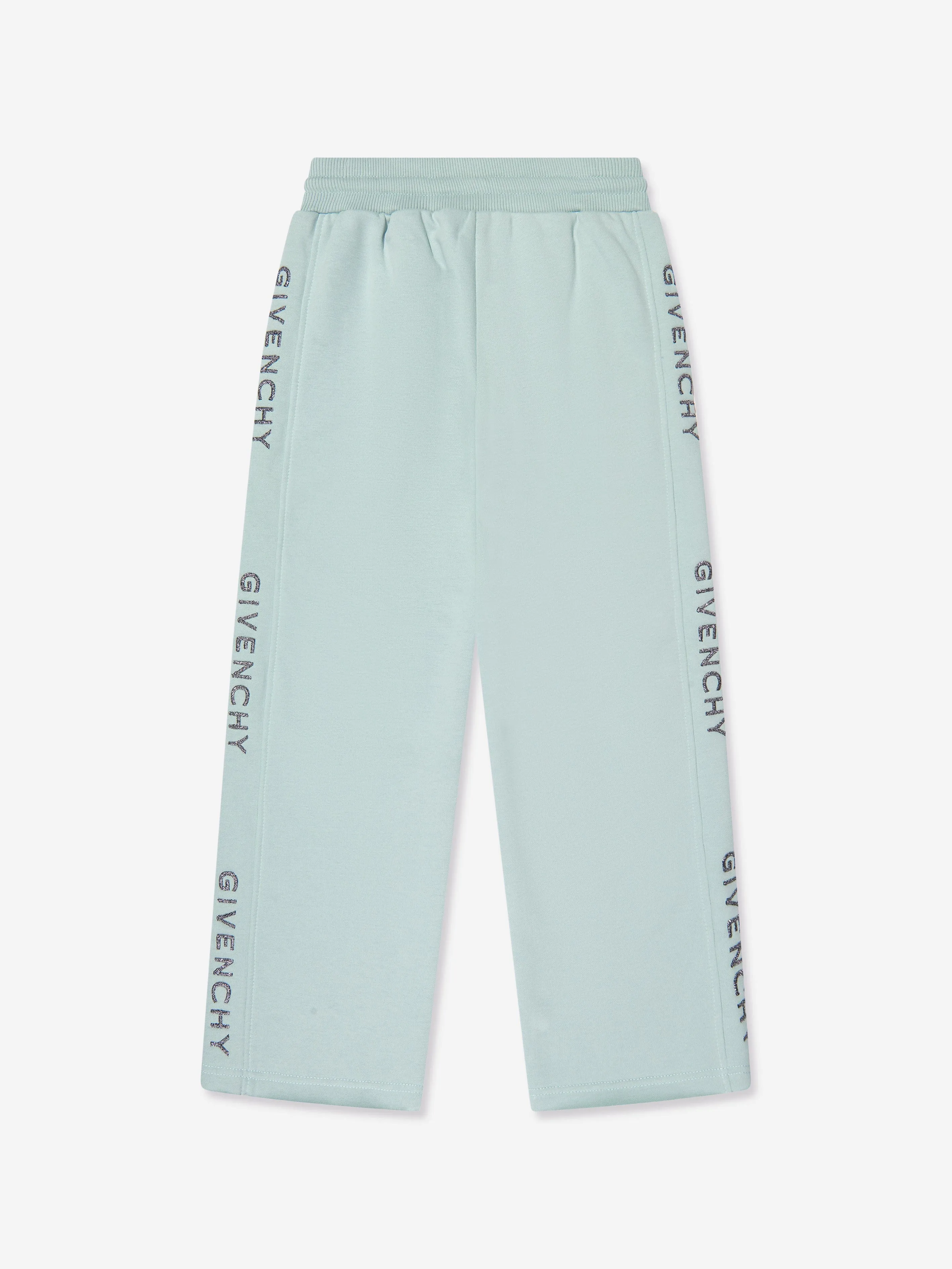 Givenchy Girls Wide Leg Joggers in Blue