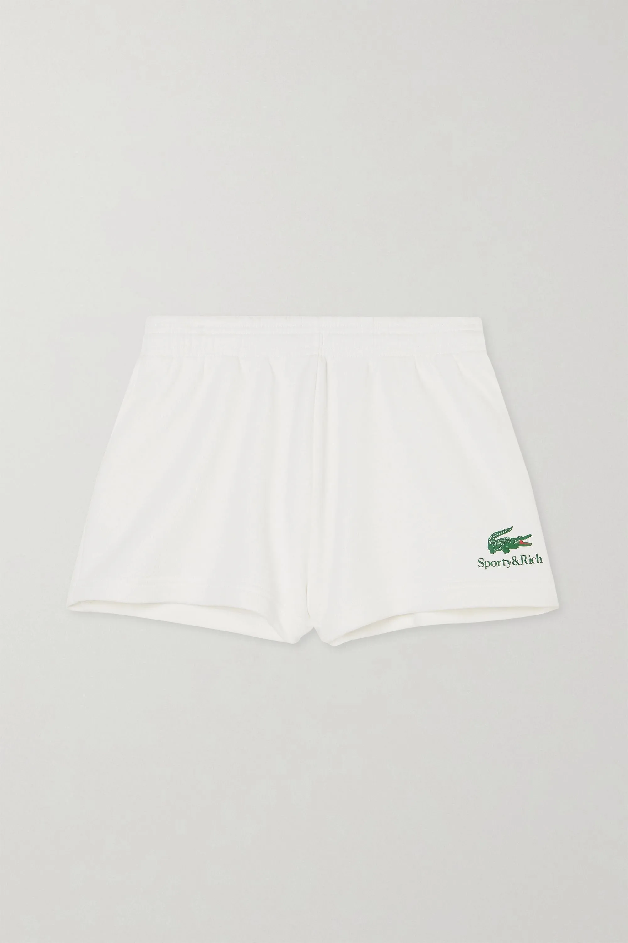 Lacoste Serif Disco cotton-jersey shorts