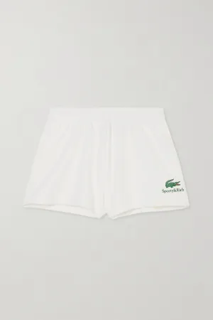 Lacoste Serif Disco cotton-jersey shorts