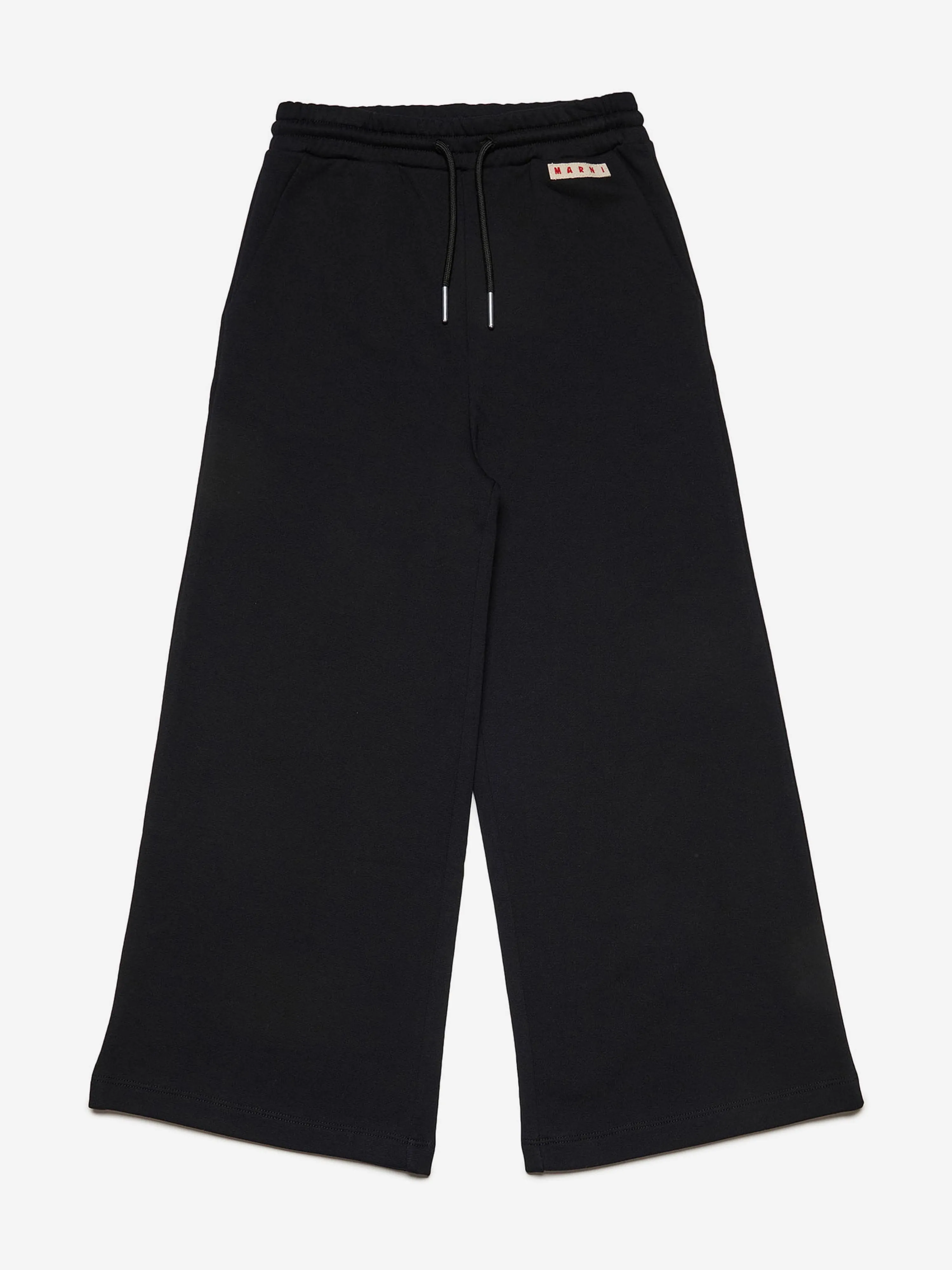 MARNI Girls Wide Leg Trousers in Black