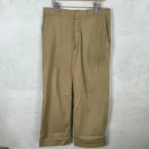 MM6 Wide Leg Tan Trousers