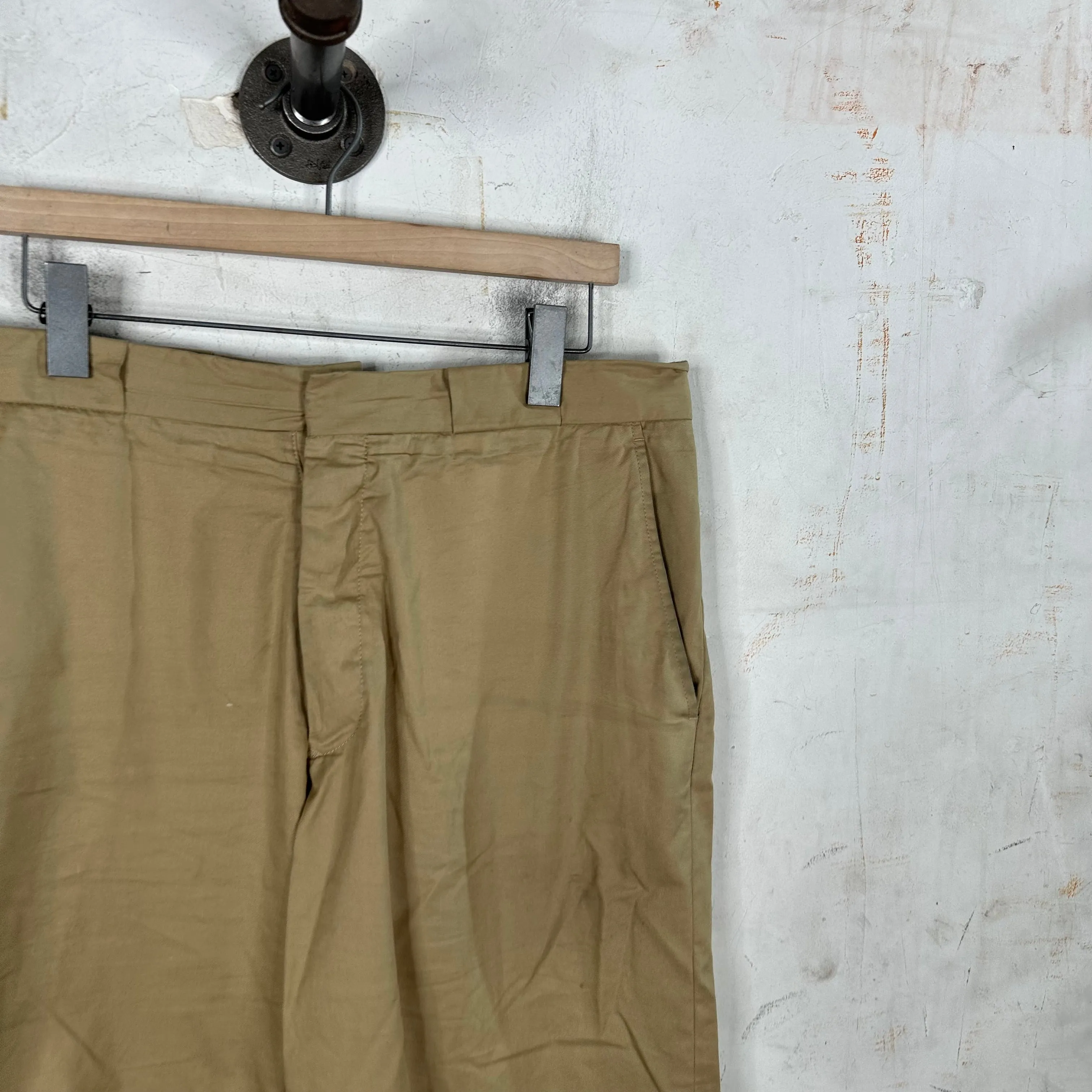 MM6 Wide Leg Tan Trousers