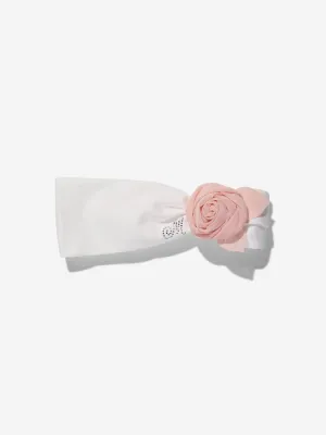 Monnalisa Girls Rose Headband in Pink