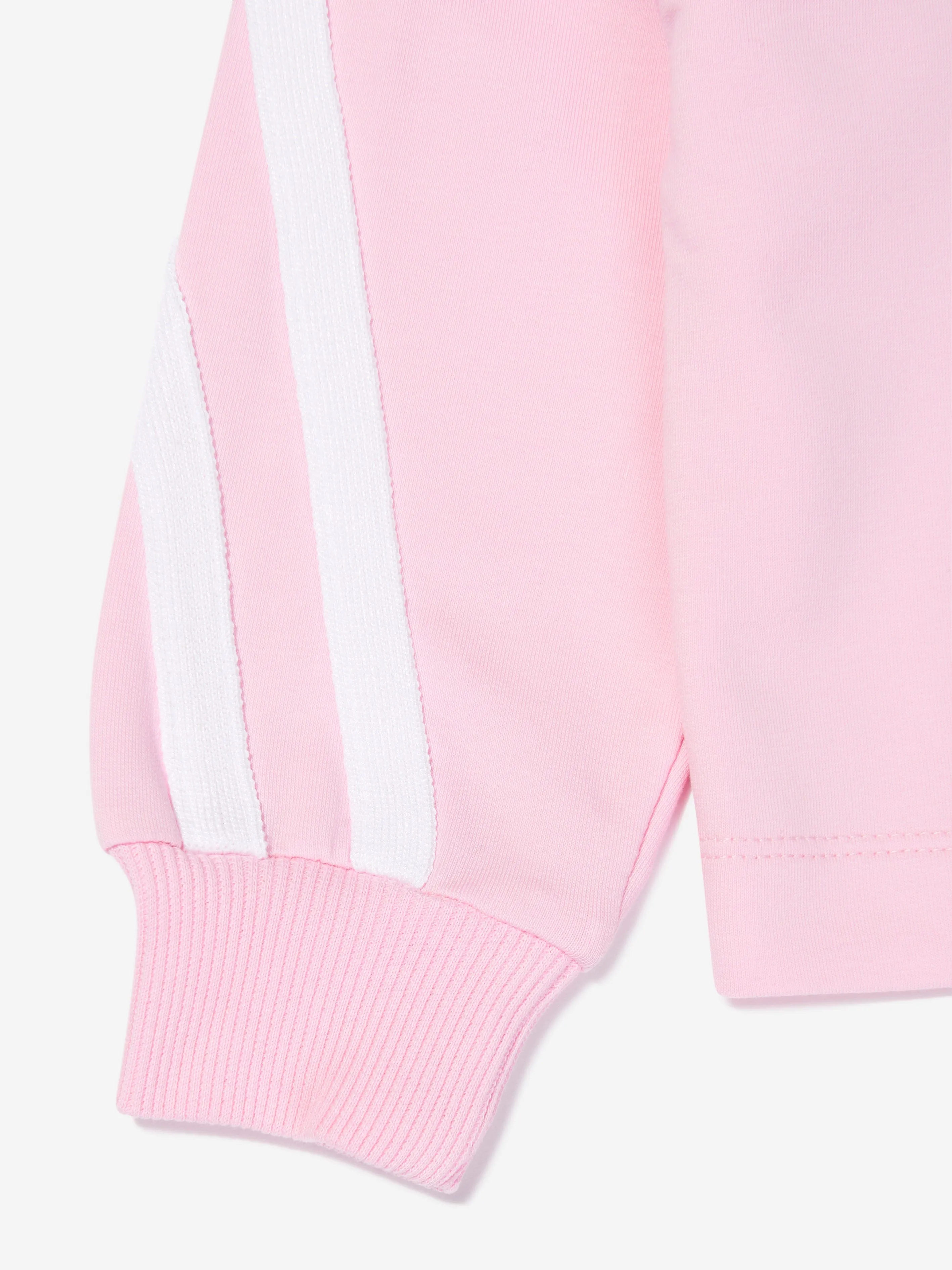 Monnalisa Girls Sporty Sweatshirt In Pink