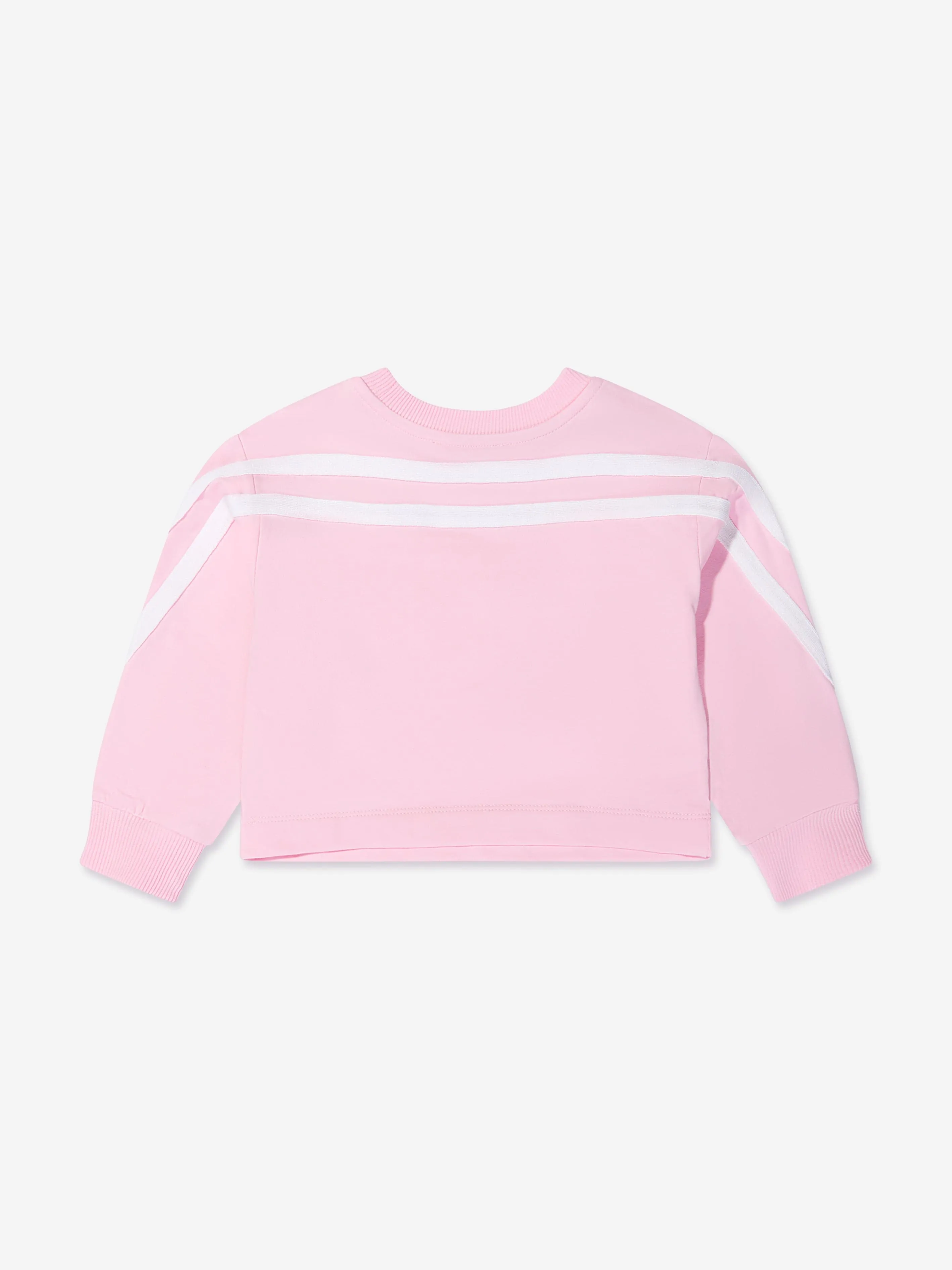 Monnalisa Girls Sporty Sweatshirt In Pink