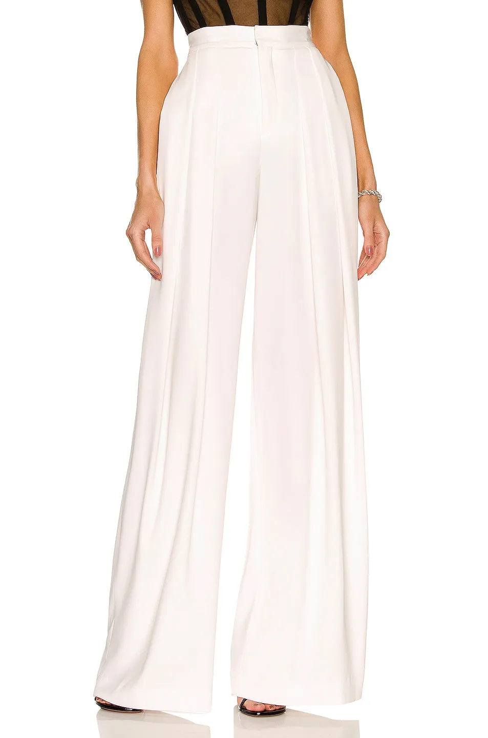 Monot Wide Leg Pants, white