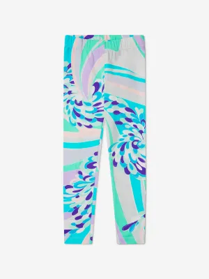 Pucci Girls Patterned Leggings