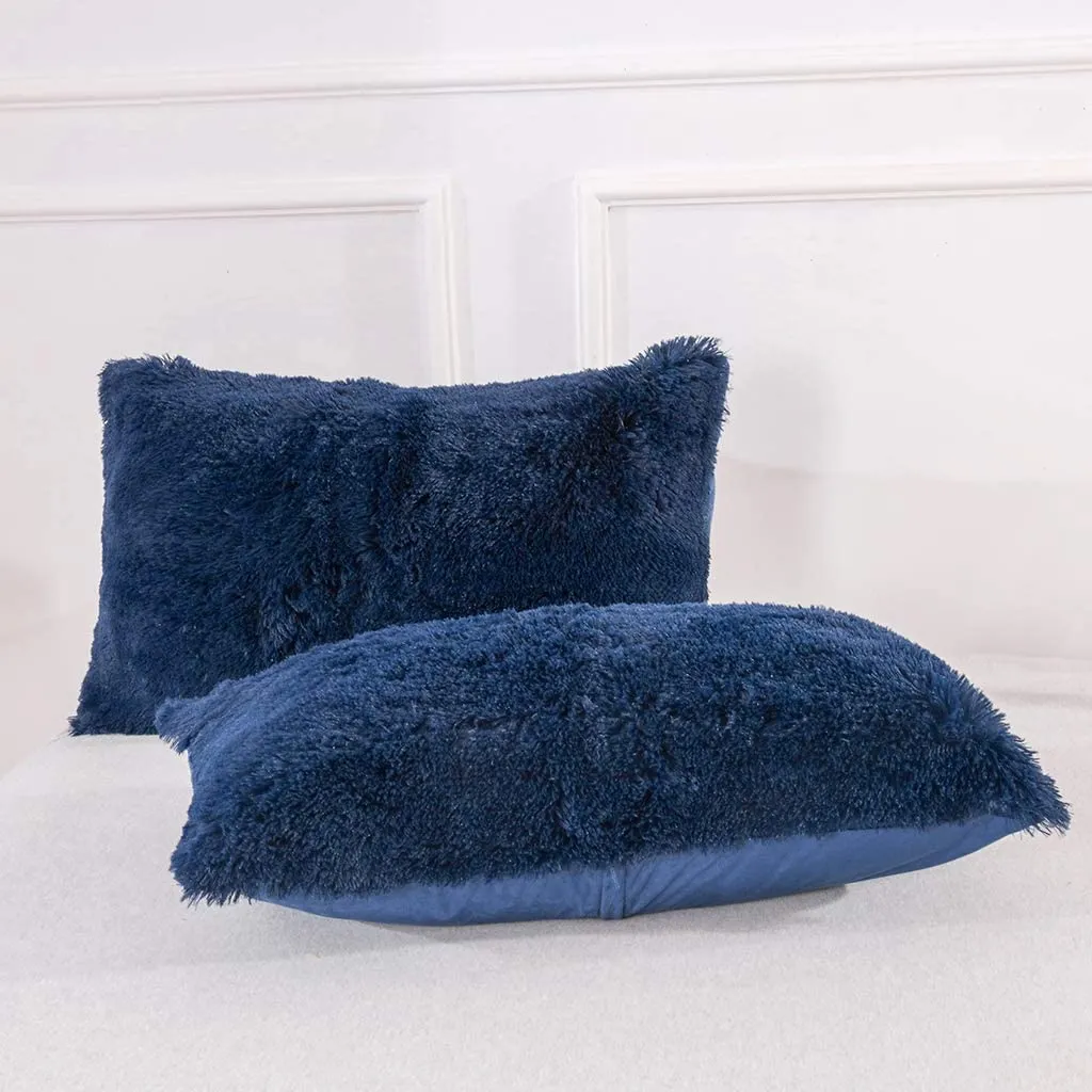 Softy Blue Pillows