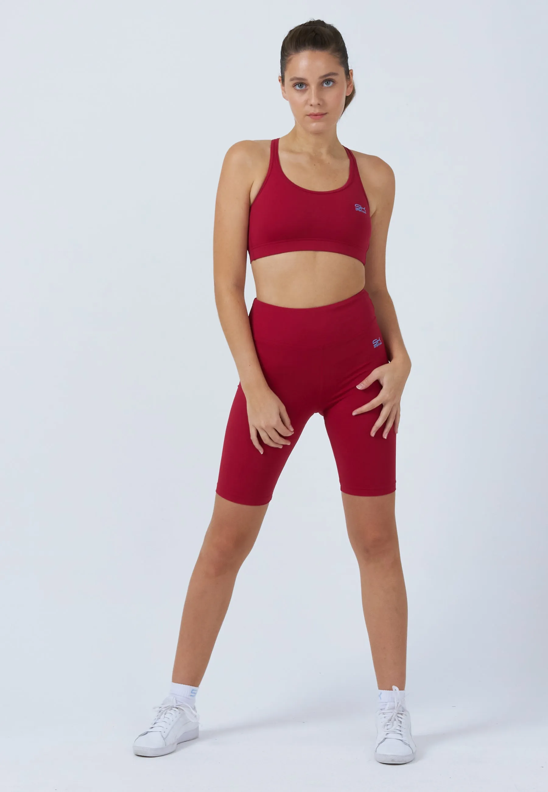 Tennis Short Tights / Radlerhose, bordeaux red