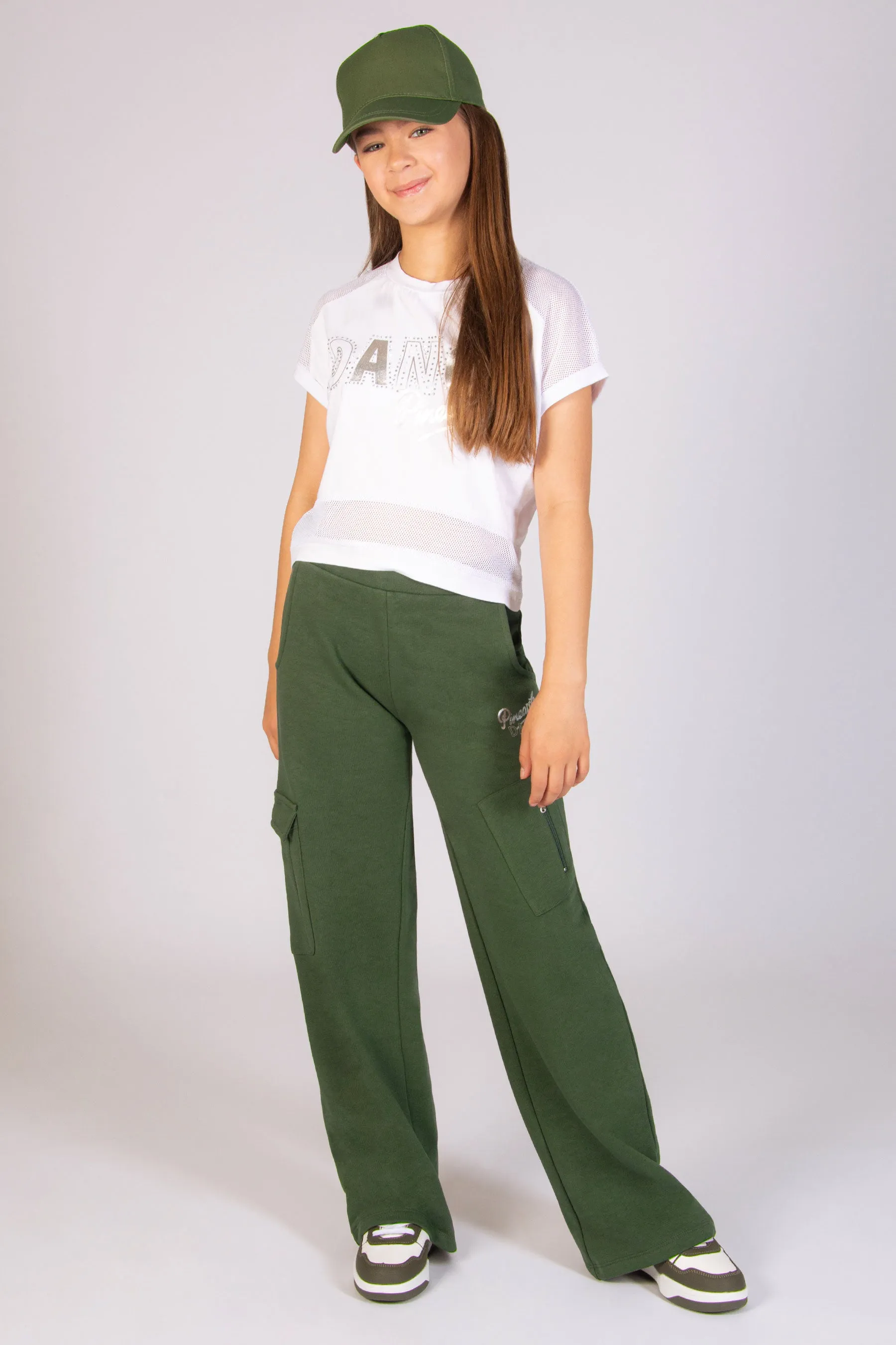 Wide Leg Cargo Joggers