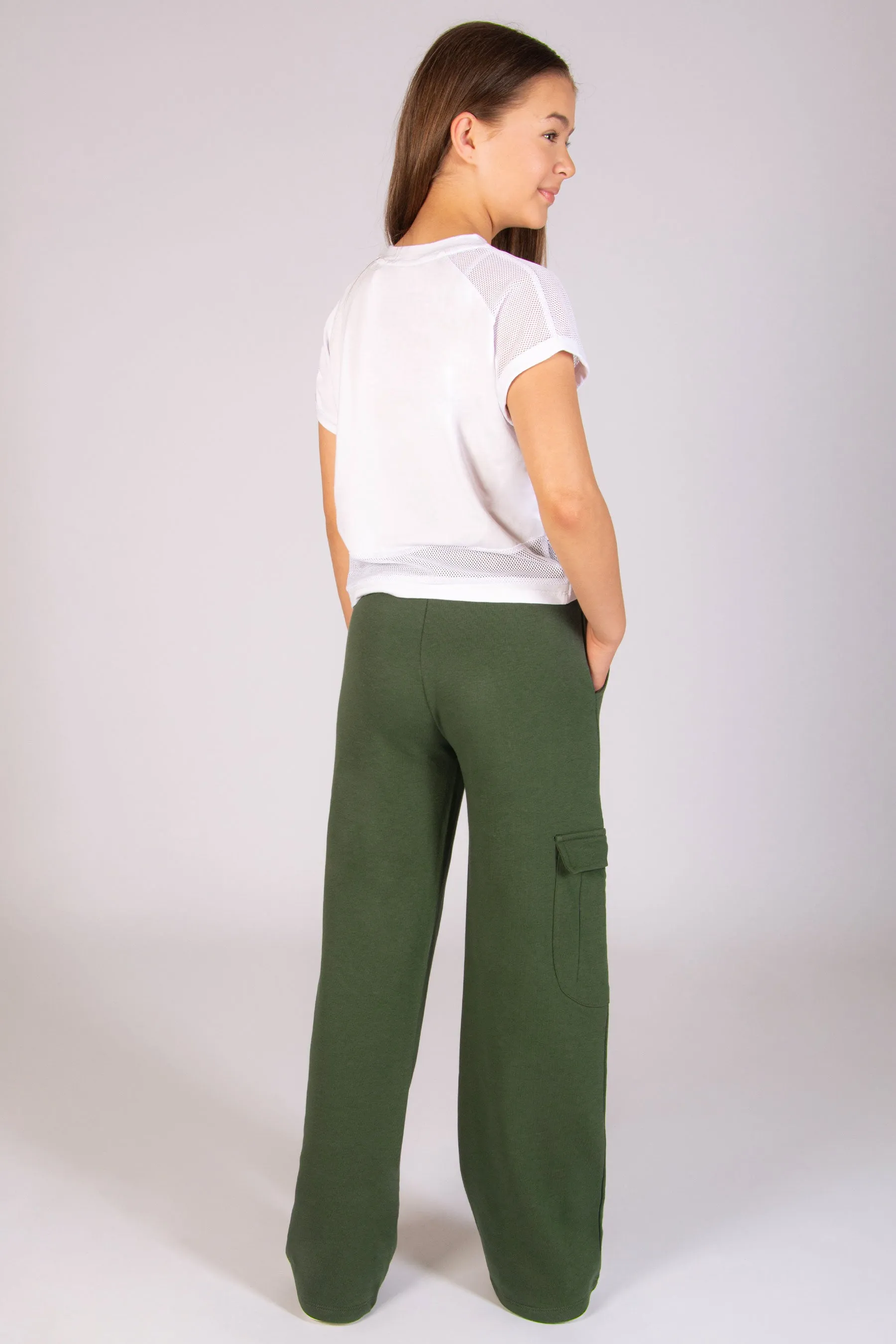 Wide Leg Cargo Joggers